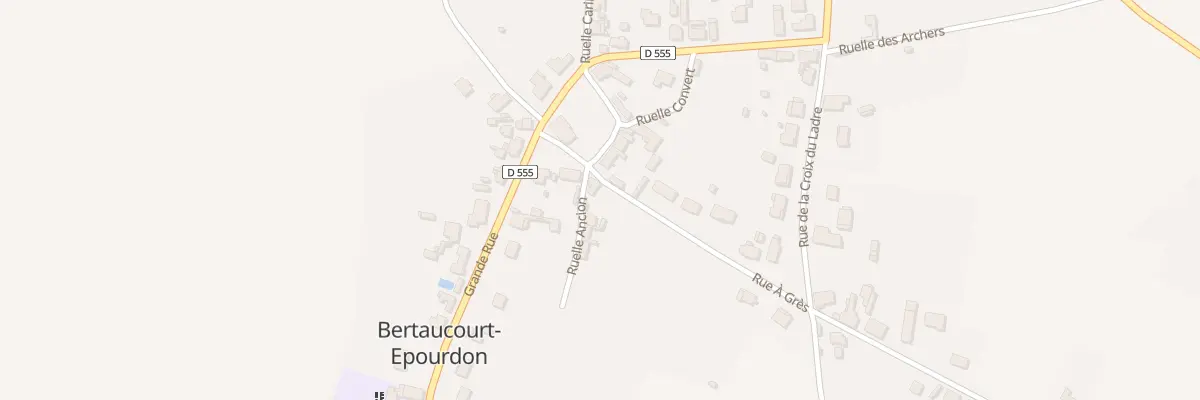 Plan du 1 Rle Ancion à Bertaucourt-Epourdon