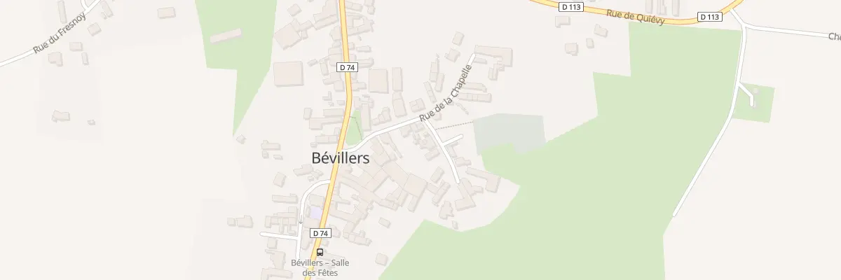Plan du 10 Rue de la Chapelle à Bévillers