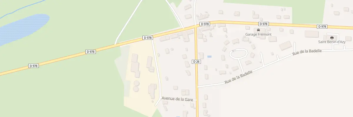 Plan du 23 Av Gambetta à Saint-Benin-d’Azy
