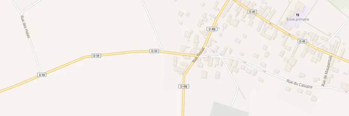 Plan du 1 Rte de Villuis à Fontaine-Fourches