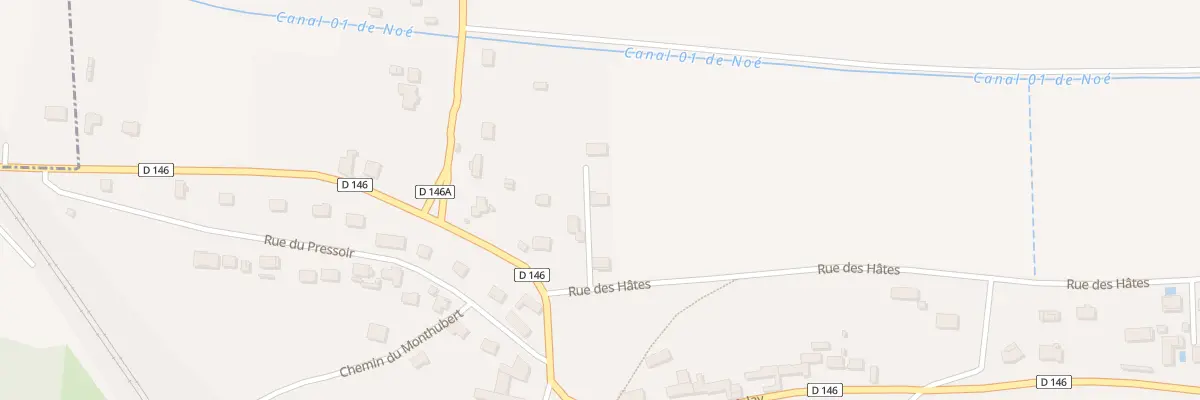 Plan du 3B Rue des Hâtes à Noé
