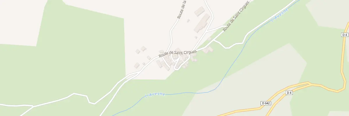 Plan du 5122 Traignac à Saint-Cirgues