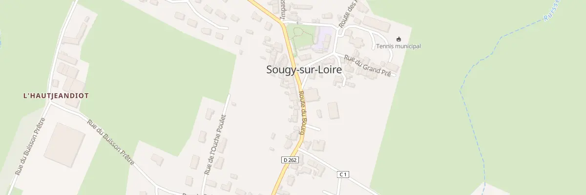 Plan du 26 Rte du Bourg à Sougy-sur-Loire
