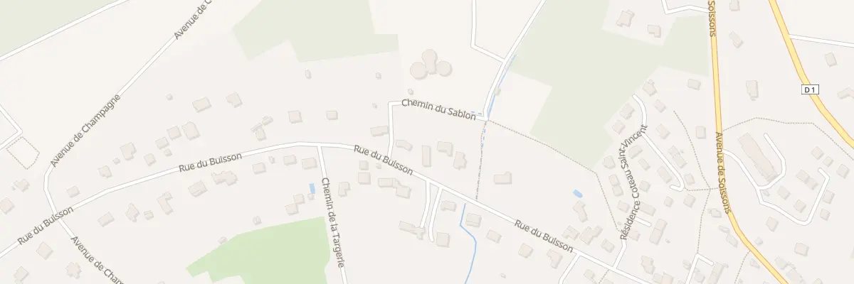 Plan du 69 Rue du Buisson à Château-Thierry