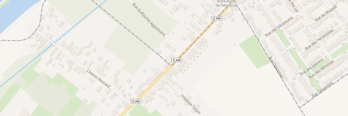 Plan du 114 Bd de Verdun à Denain