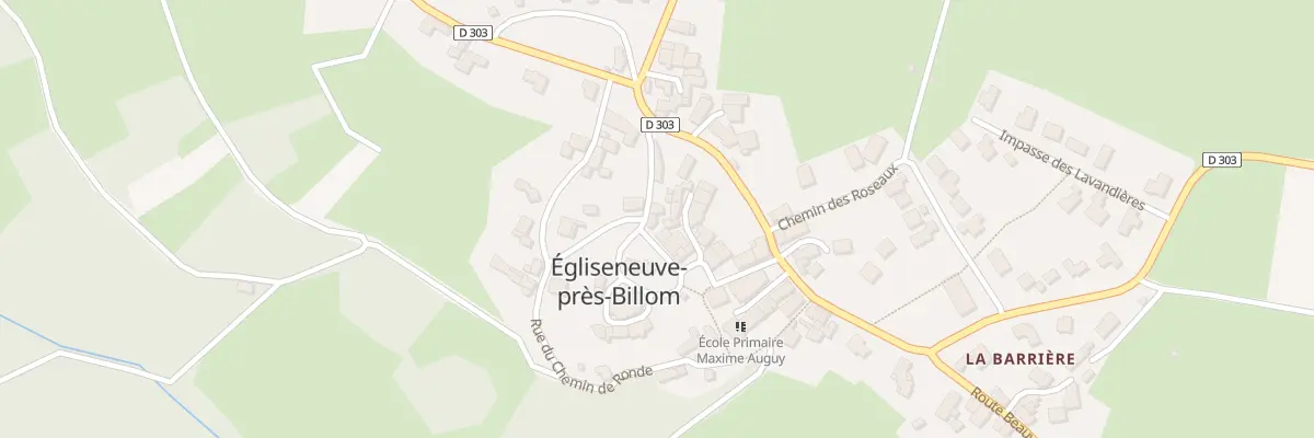 Plan du 5031 Bourg d’Egliseneuve à Égliseneuve-près-Billom
