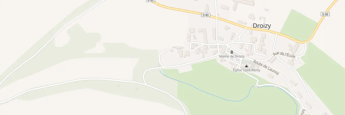 Plan du 7 Rue des Artisans à Droizy