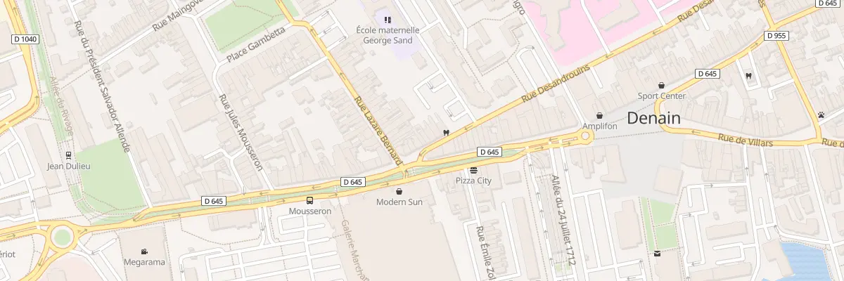 Plan du 33 Rue Désandrouins à Denain