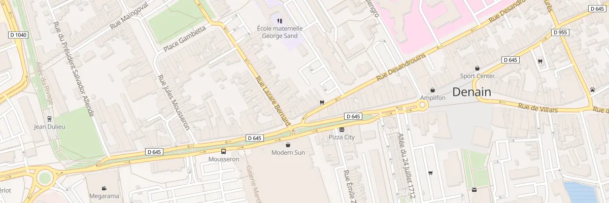 Plan du 43 Rue Désandrouins à Denain