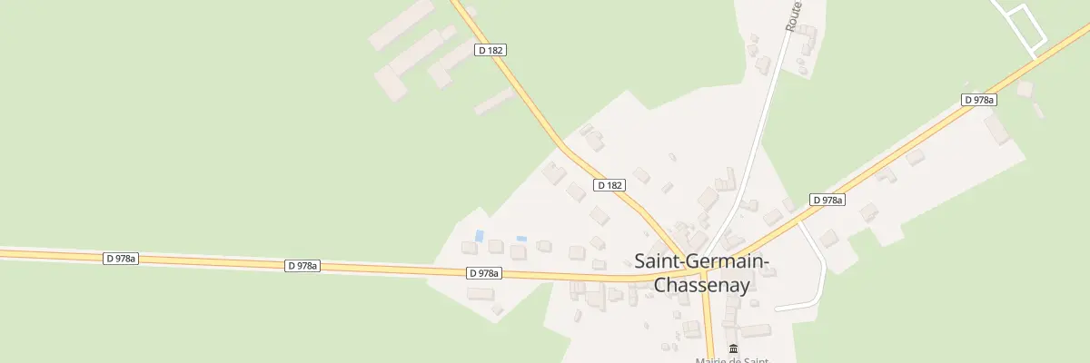 Plan du 6 Rte d’Avril à Saint-Germain-Chassenay