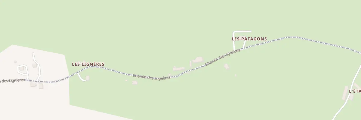 Plan du 711 Rue des Lignères à Saint-Loup