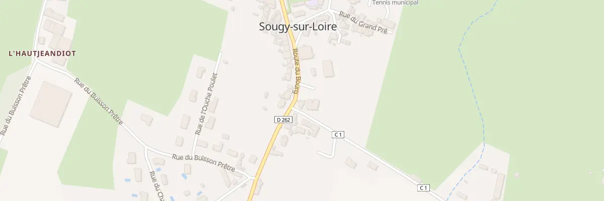 Plan du 31 Rte du Bourg à Sougy-sur-Loire