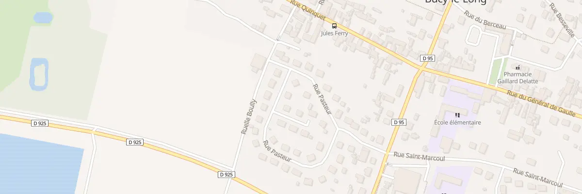 Plan du 11 Rue Pasteur à Bucy-le-Long
