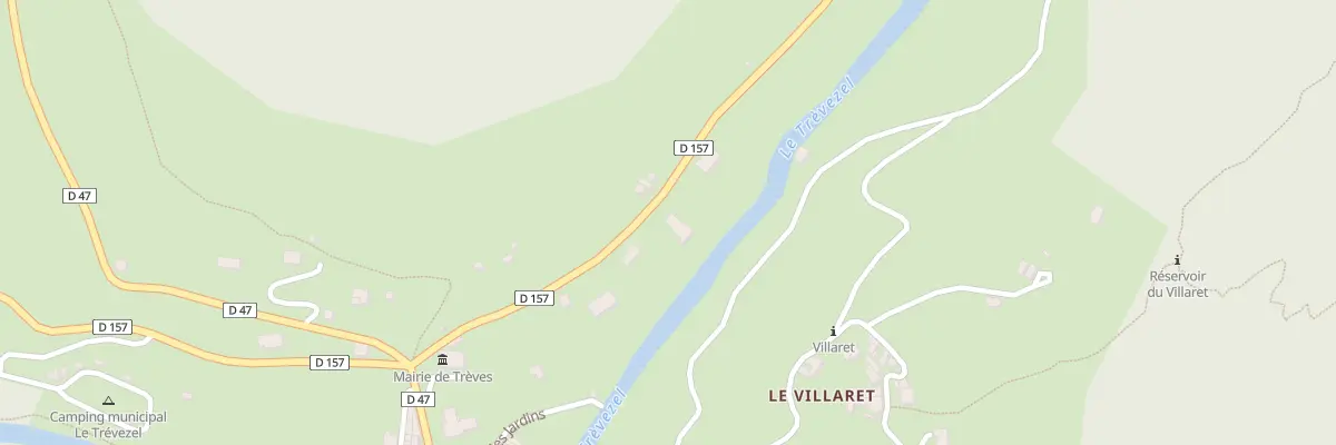 Plan du 5382 Planc et Serret à Trèves
