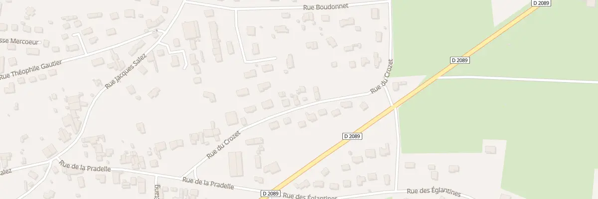 Plan du 21 Rue du Crozet à Lezoux
