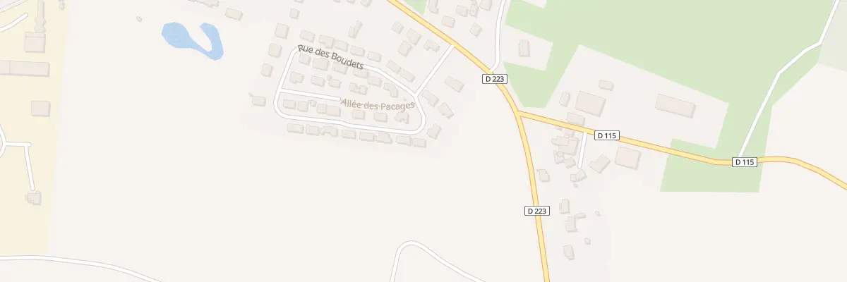 Plan du 36 Rue des Boudets à Lezoux