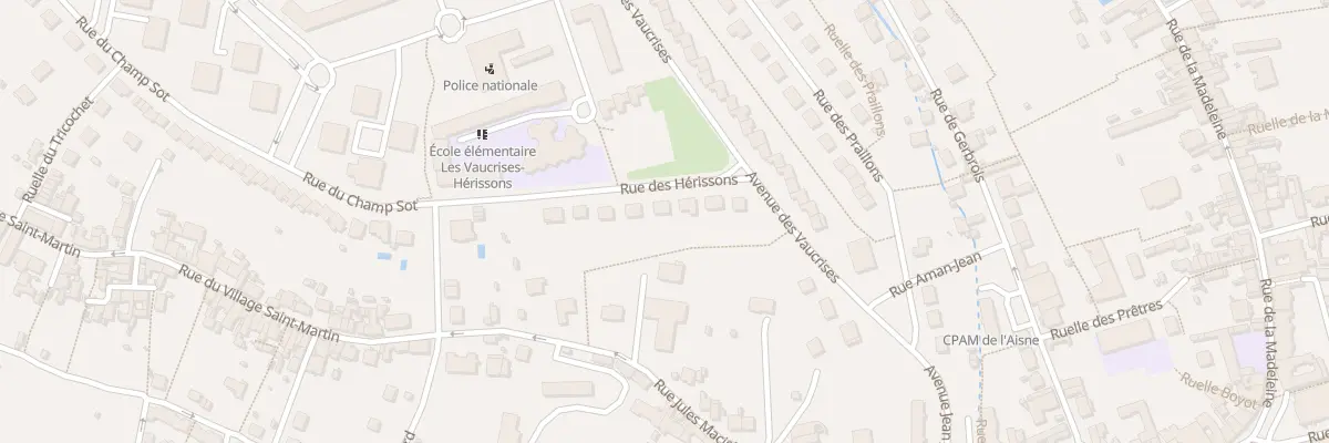 Plan du 8 Rue des Hérissons à Château-Thierry