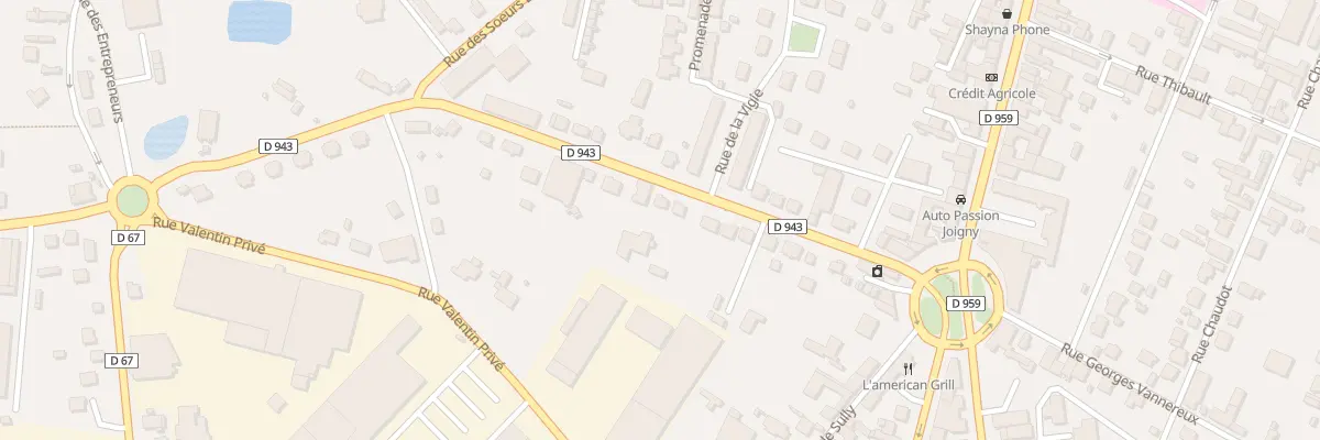 Plan du 19 Rue Aristide Briand à Joigny
