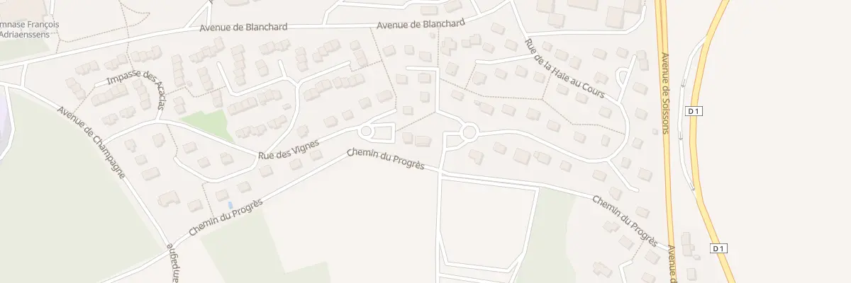 Plan du 38 Rue de la Haie au Cours à Château-Thierry