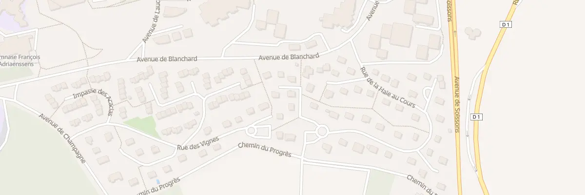 Plan du 42 Rue de la Haie au Cours à Château-Thierry