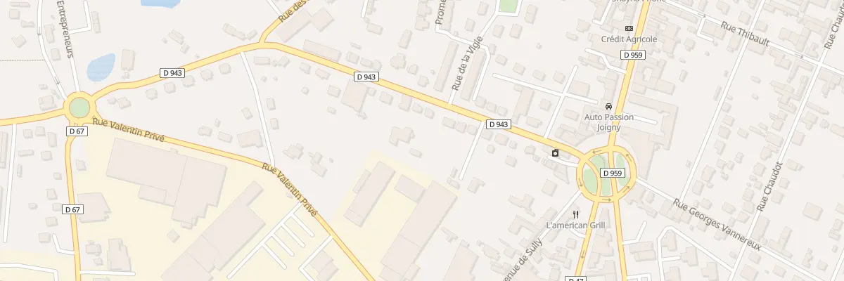 Plan du 17 Rue Aristide Briand à Joigny