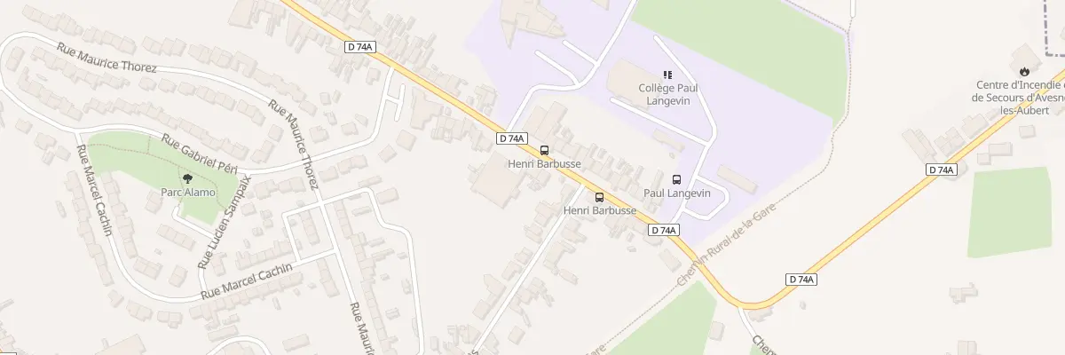 Plan du 159 Rue Henri Barbusse à Avesnes-les-Aubert