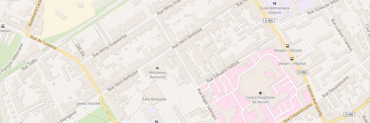 Plan du 40 Rue Roger Salengro à Denain