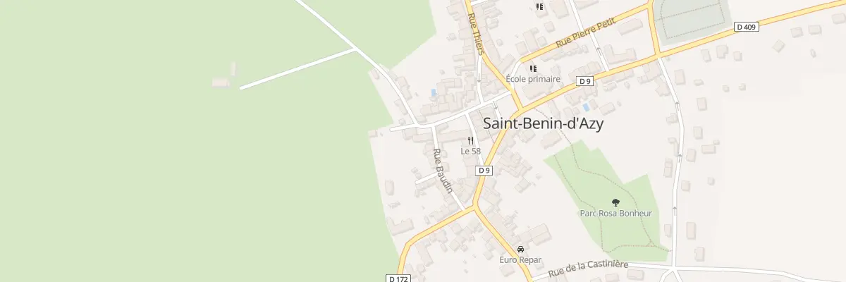 Plan du 3 Rue de la Fontaine à Saint-Benin-d’Azy