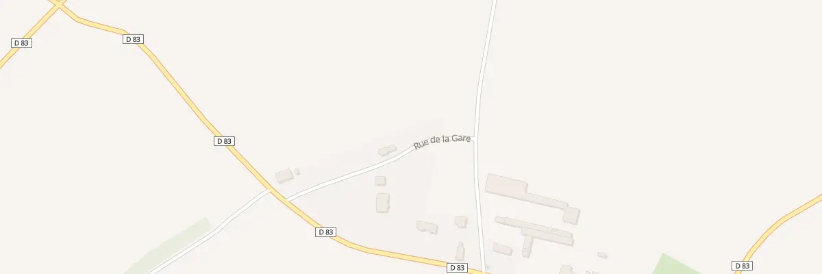 Plan du 12 Rue de la Gare à Droizy