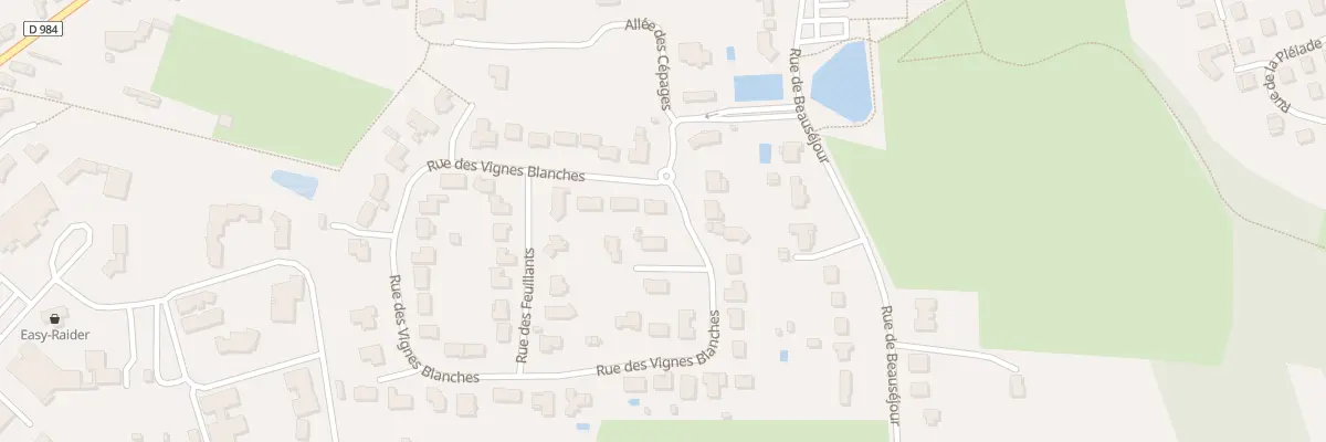Plan du 2 Rue des Vignes Blanches à Bellerive-sur-Allier