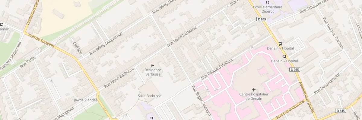 Plan du 38 Rue Roger Salengro à Denain