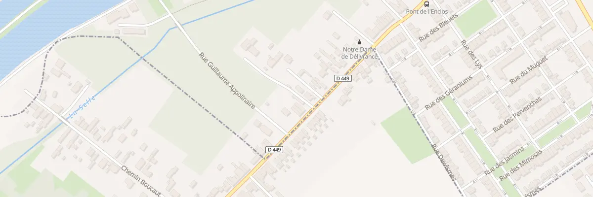 Plan du 102 Bd de Verdun à Denain
