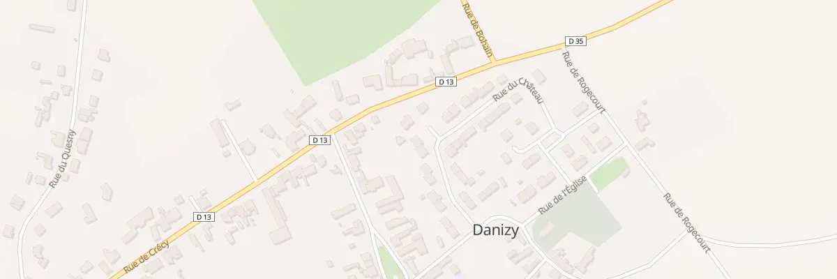 Plan du 15 Rue du Chateau à Danizy