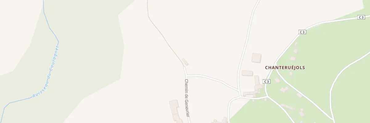 Plan du 5041 Chanteruejols à Gabrias