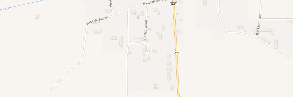 Plan du 2B Rue des Jardins à Voisines