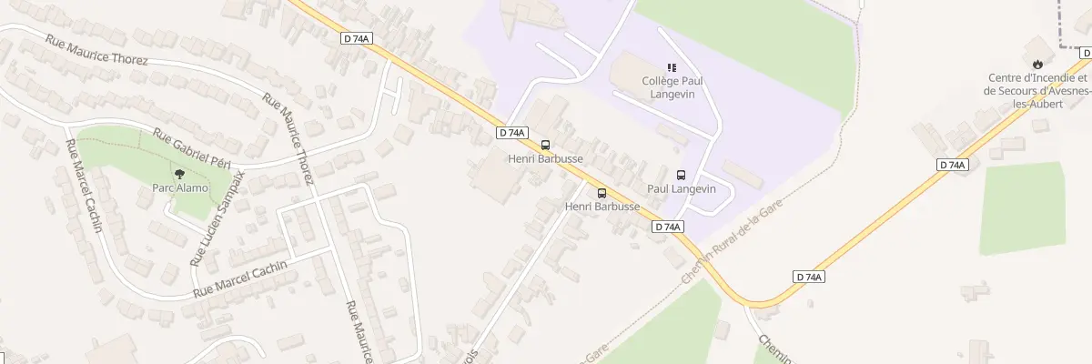 Plan du 161 Rue Henri Barbusse à Avesnes-les-Aubert
