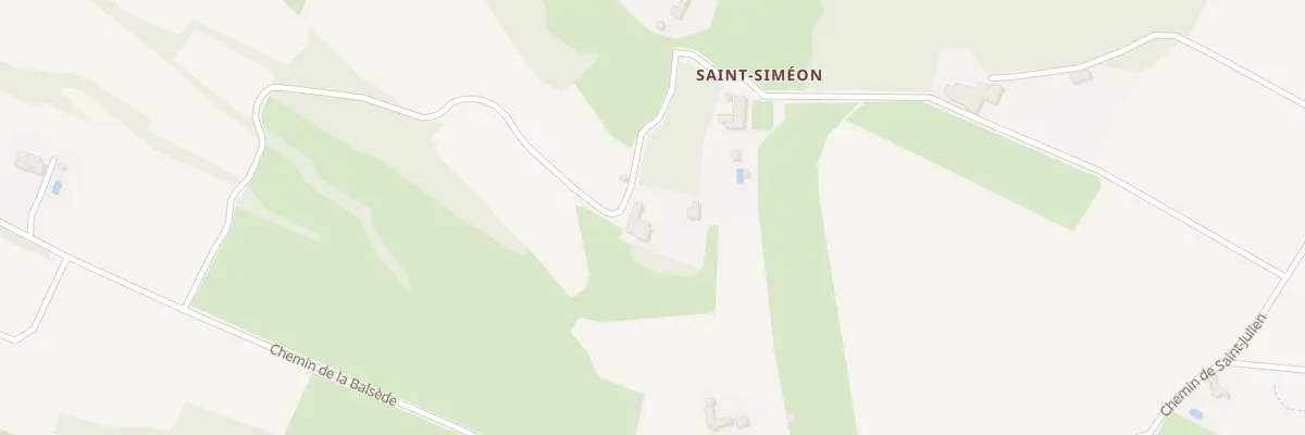 Plan du 1665 Che de Saint Simeon à Pézenas