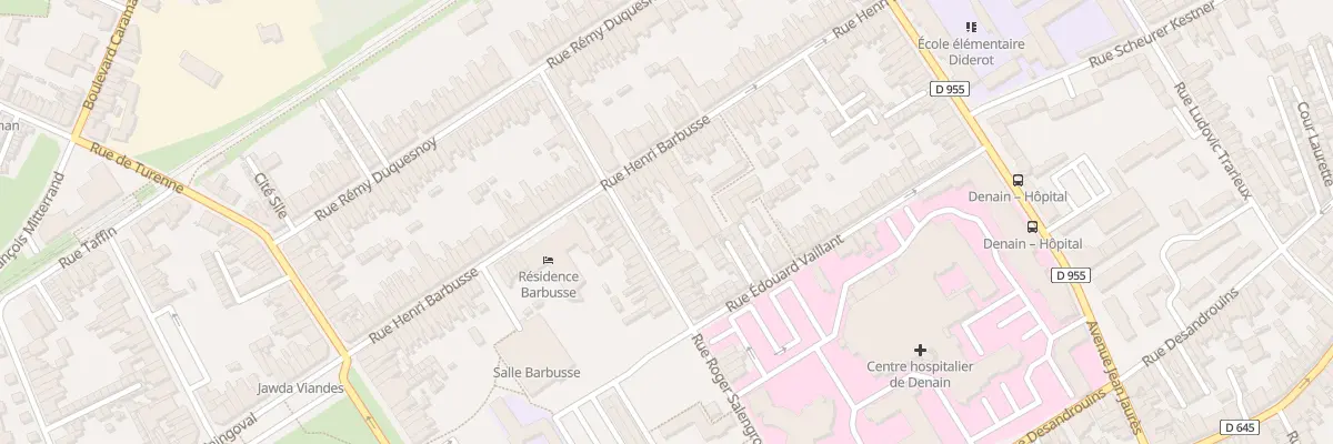 Plan du 40B Rue Roger Salengro à Denain