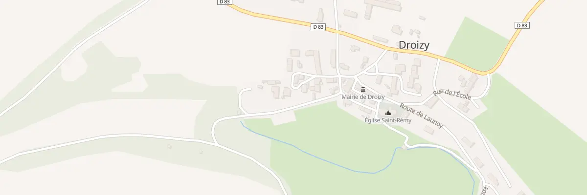 Plan du 5 Rue des Artisans à Droizy