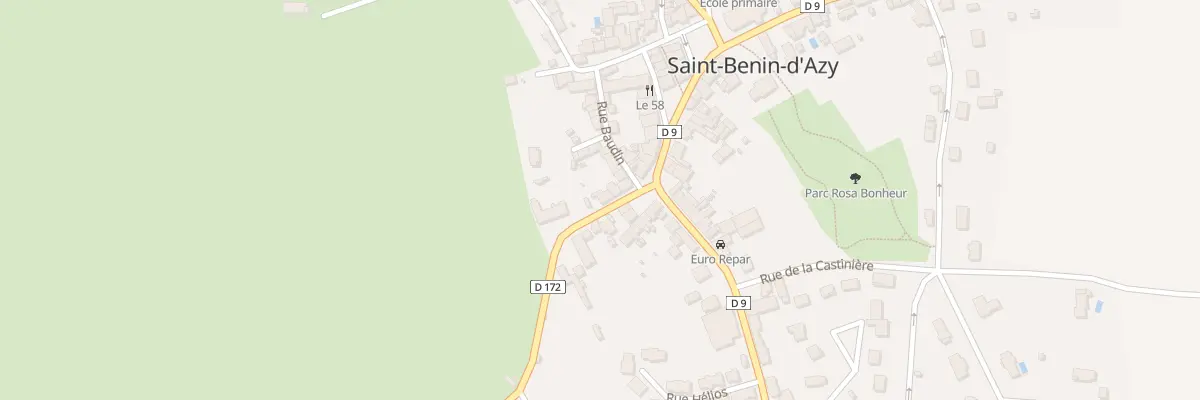 Plan du 7 Rue du Docteur Franck Bernard à Saint-Benin-d’Azy