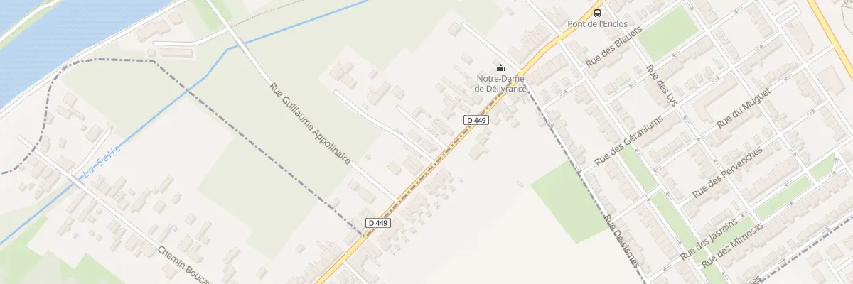 Plan du 90 Bd de Verdun à Denain