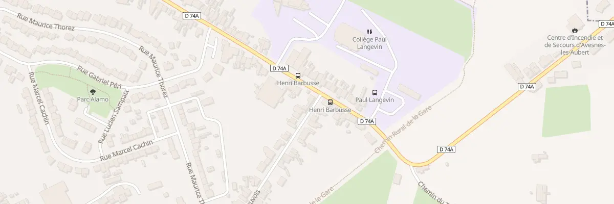 Plan du 163 Rue Henri Barbusse à Avesnes-les-Aubert