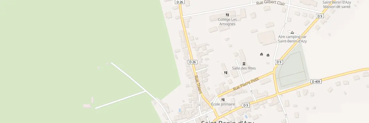 Plan du 29 Rue Thiers à Saint-Benin-d’Azy