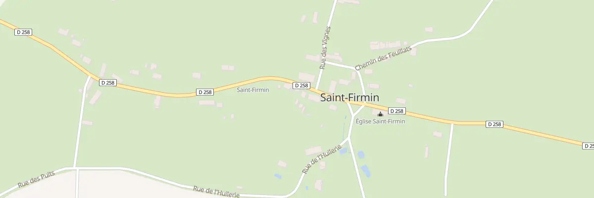 Plan du 10 Rte du Lavoir à Saint-Firmin