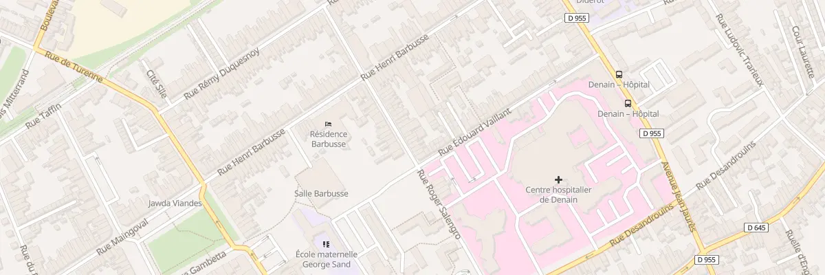 Plan du 24 Rue Roger Salengro à Denain