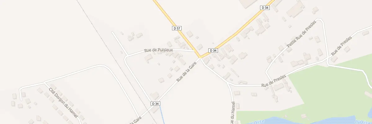 Plan du 18 Rue de la Gare à Mézières-sur-Oise