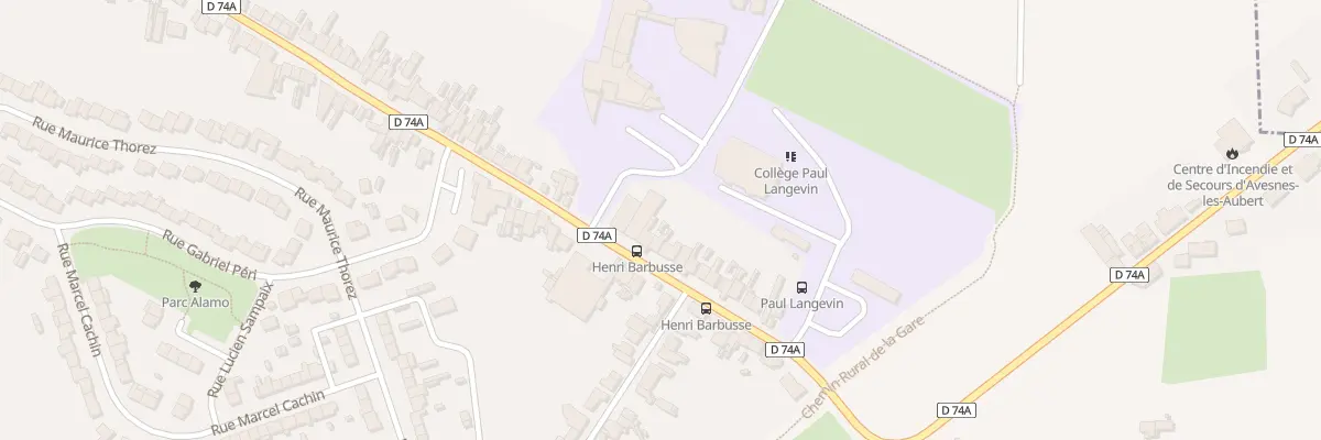 Plan du 164 Rue Henri Barbusse à Avesnes-les-Aubert