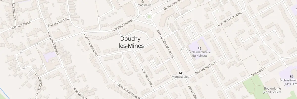 Plan du 1 Rue Condorcet à Douchy-les-Mines