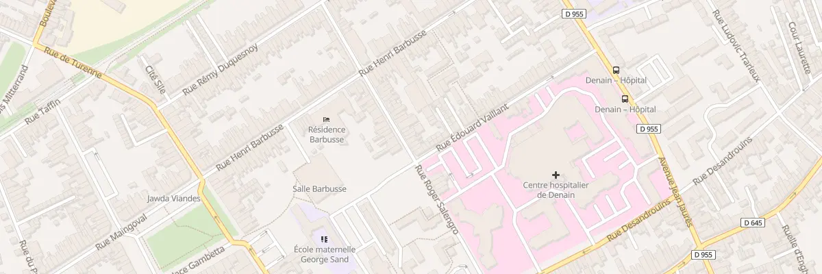 Plan du 22 Rue Roger Salengro à Denain