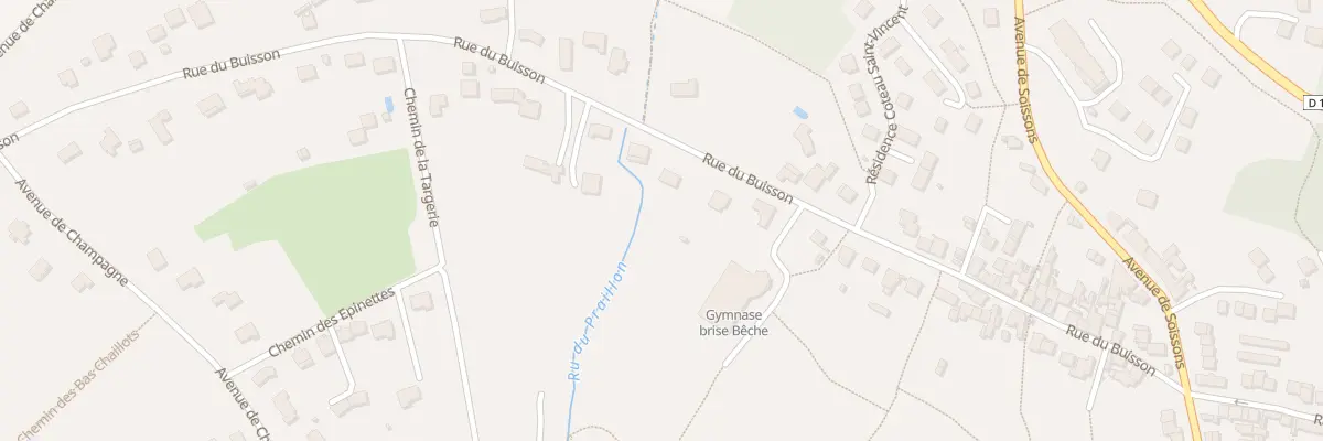 Plan du 36 Rue du Buisson à Château-Thierry